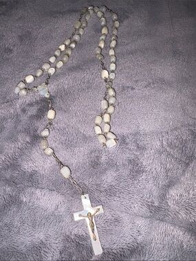 Antique Mother Of Pearl Rosary